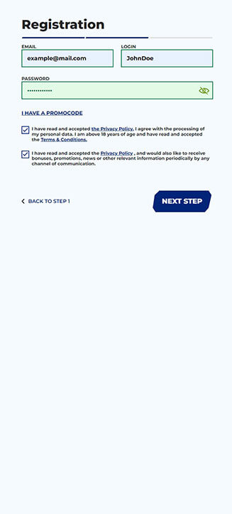 Sportaza Registrierungsprozess auf dem Handy Sportaza Registrierungsprozess auf dem Handy